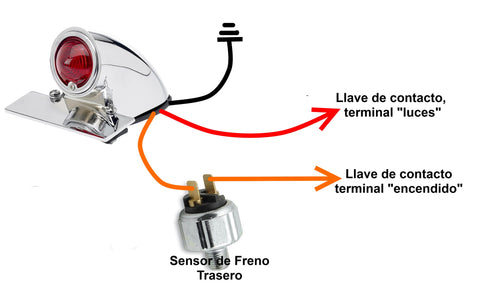 un schéma électrique des connexions pilotes un derrière harley-davidson