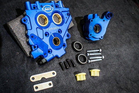 We assemble and test the oil pump kit for Harley-Davidson Twin Cam S&S TC3
