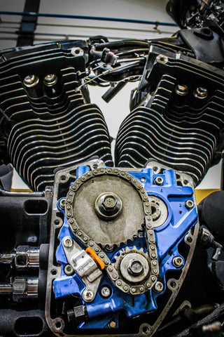 We assemble and test the oil pump kit for Harley-Davidson Twin Cam S&S TC3