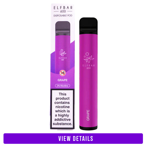 grape disposable vape by elf bar