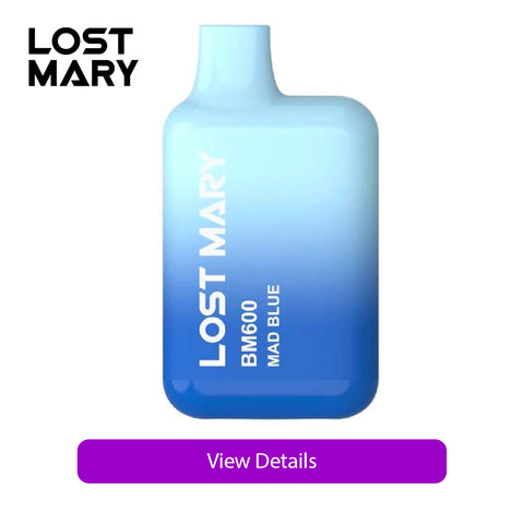 mad blue disposable vape by lost mary