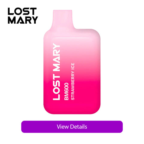 lost mary disposable vape strawberry ice