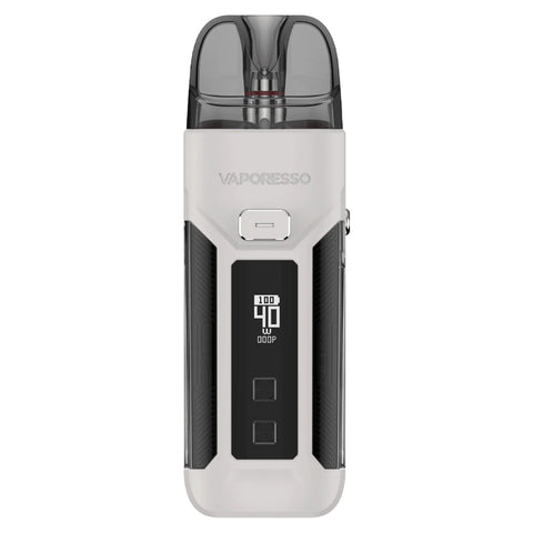 luxe x pro pod kit by vaporesso in white