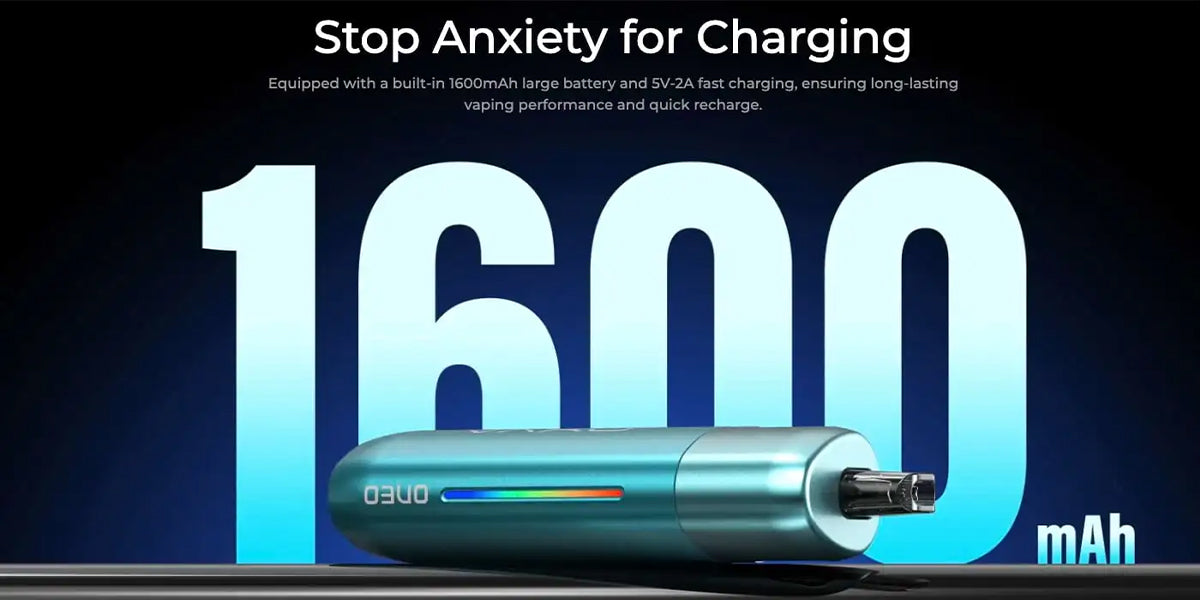 oxva oneo pod kit charging and battery life