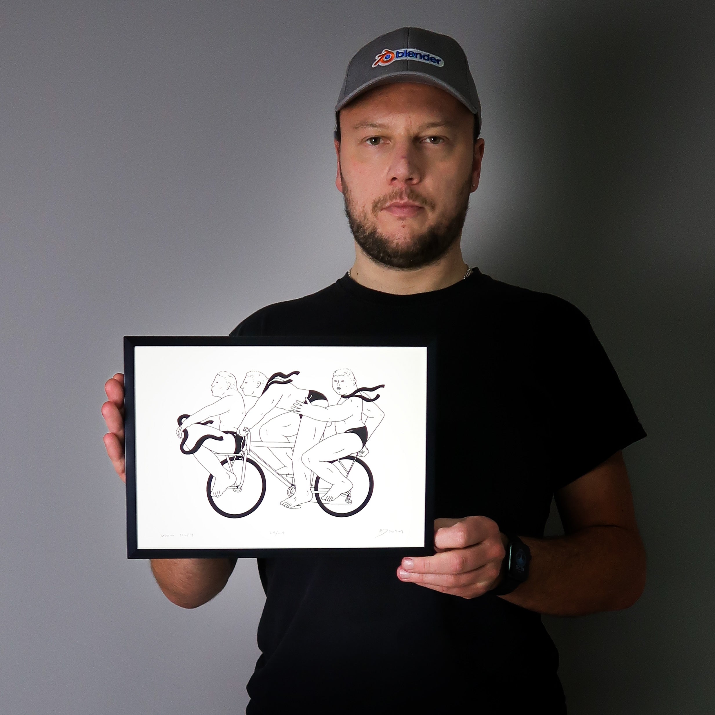 rafał dominik, jadom chopy, serigrafia, sitodruk, rower, cyklizm, kolarstwo