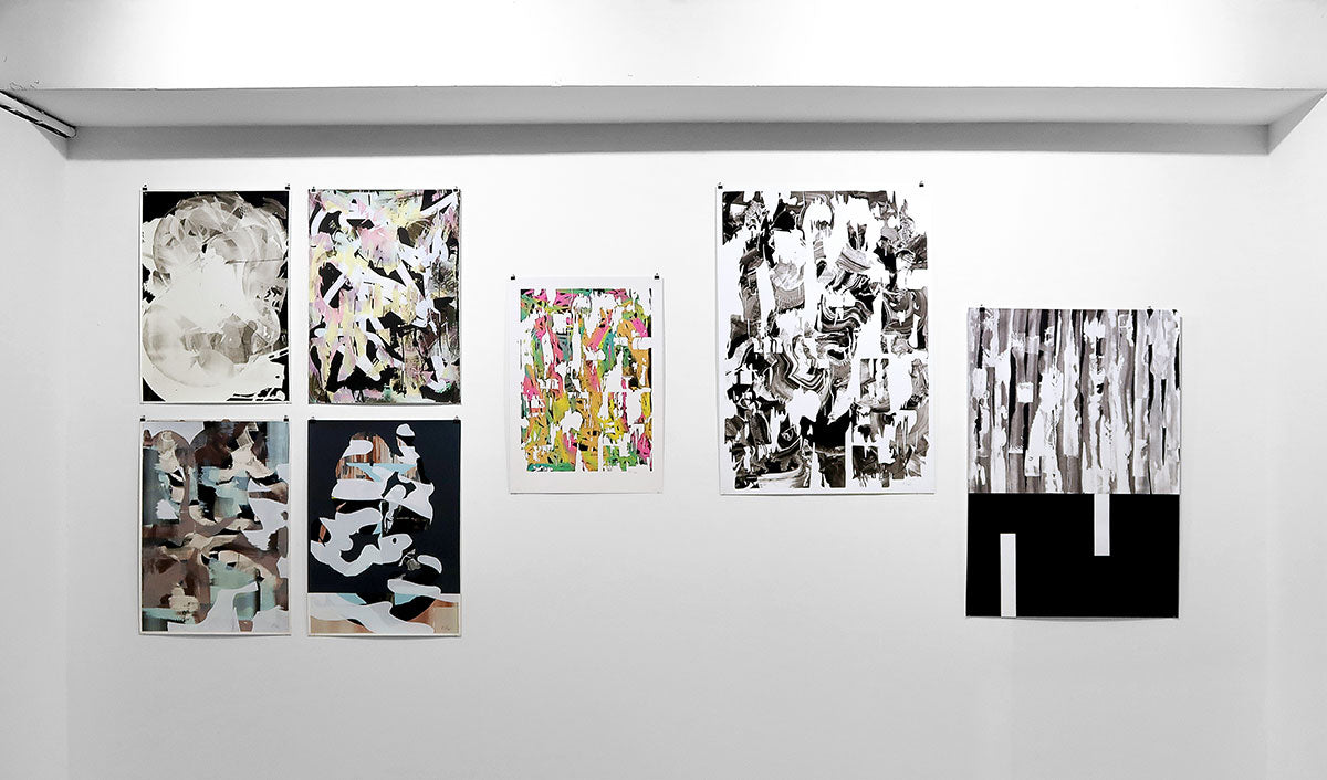 Roland Barth, wystawa, Action Print, Kwiaciarnia Grafiki, sitodruk, siebdruck