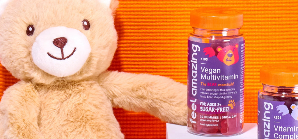 Fühlen Sie sich großartig, vegane Multivitamin-Gummis für Kinder