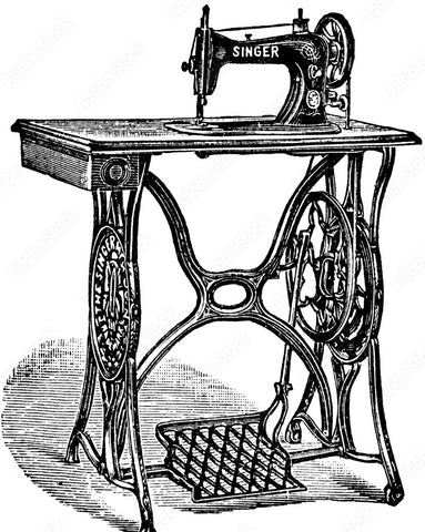 Vintage sewing machine