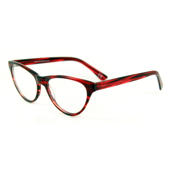 red cateye prescription glasses