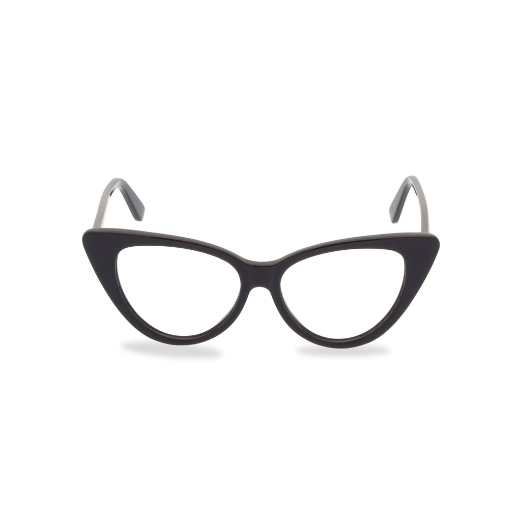 Ava Cat Eye Glasses Black Retropeepers Ltd