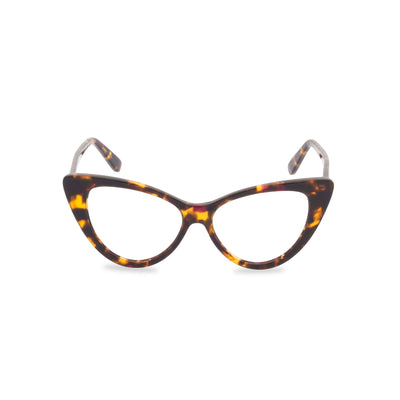 Ava Cat Eye Glasses - Tortoiseshell / Wine– Retropeepers Ltd
