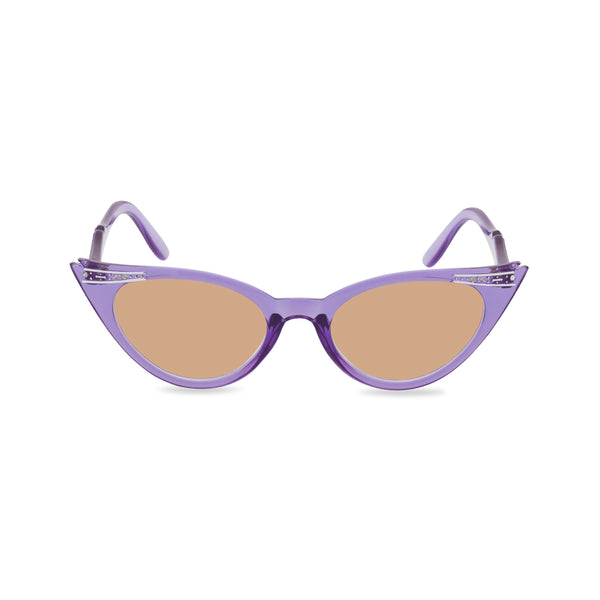 Betty vintage 50s style cat eye reading sunglasses in crystal violet ...