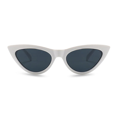 Diana white 50s vintage style cat eye sunglasses– Retropeepers Ltd