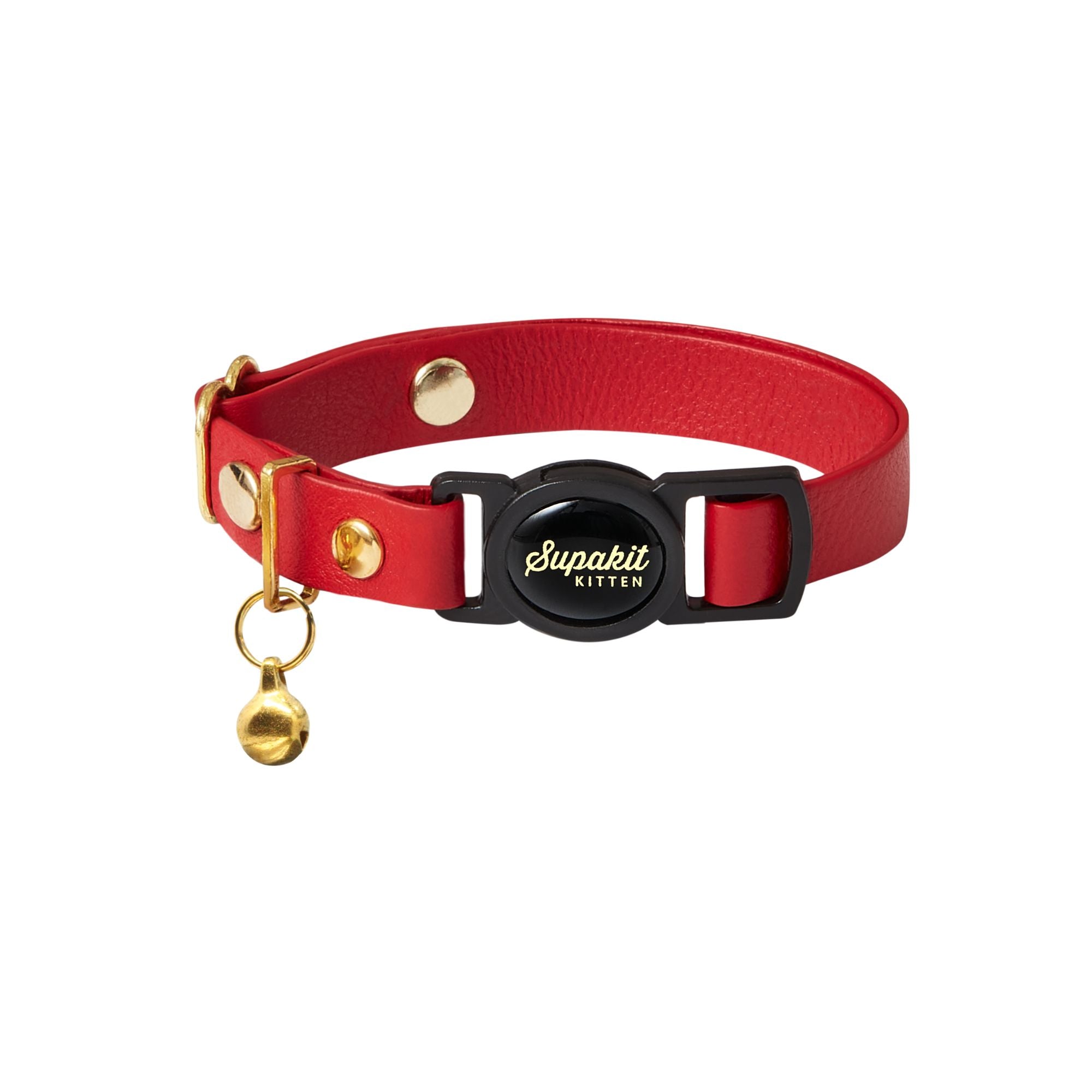 Burgundy Breakaway Leather Cat Collar – Supakit