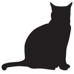 Großes Katzensymbol