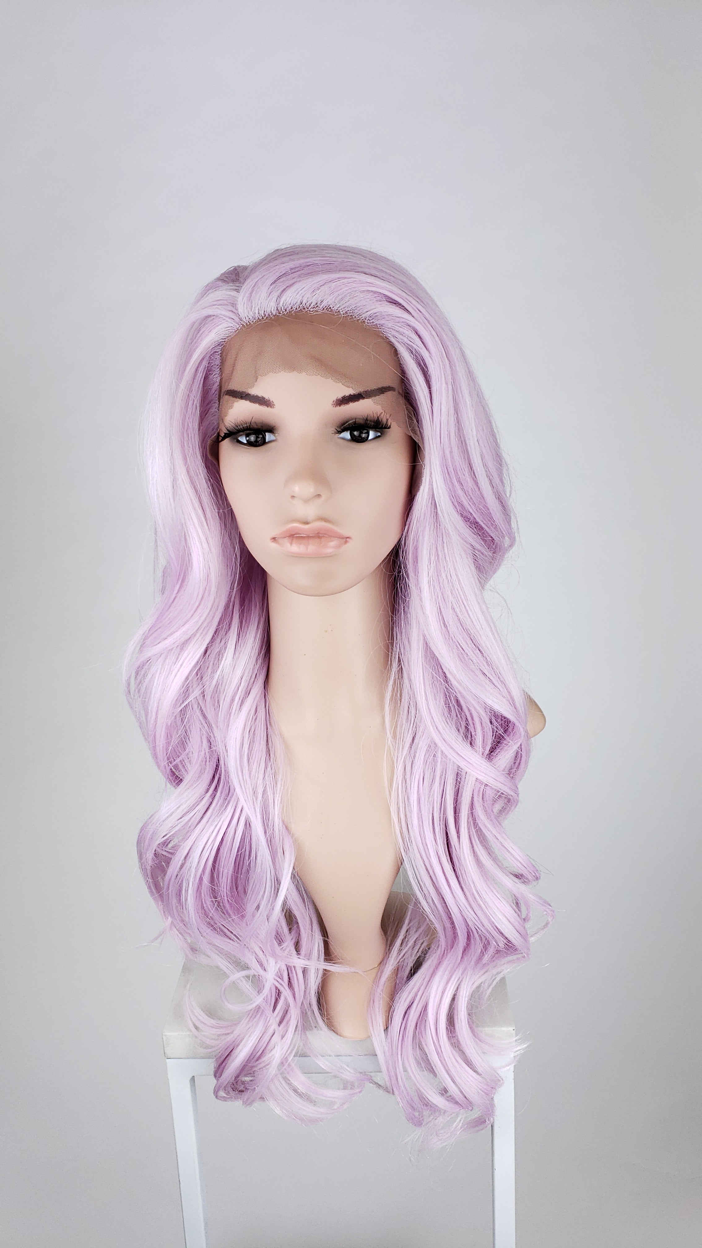 lilac lace front wig