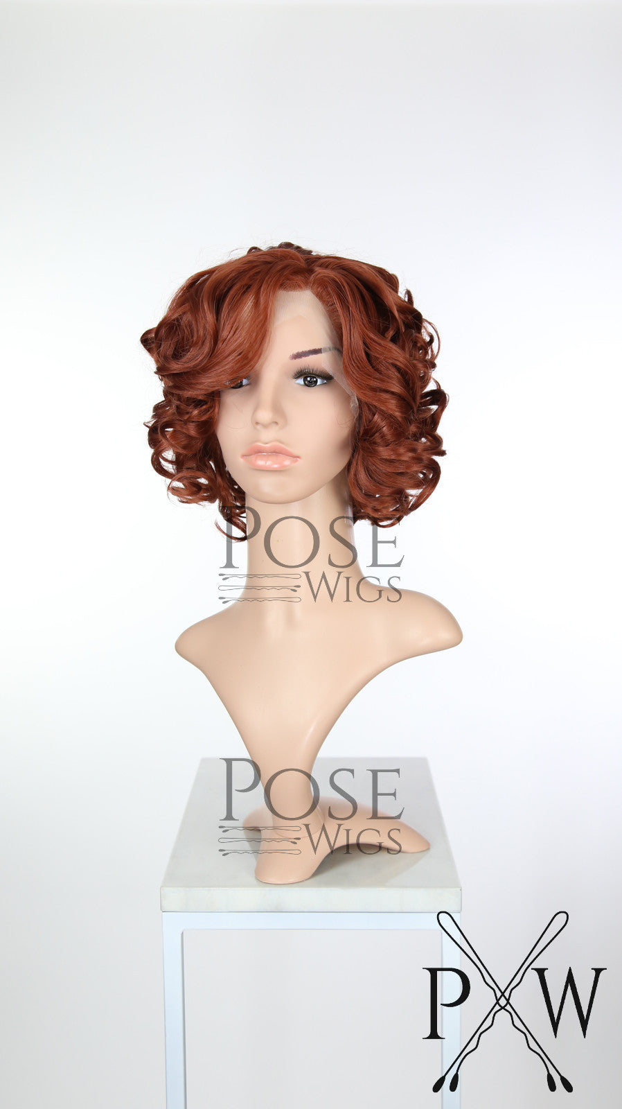 short red bob wig