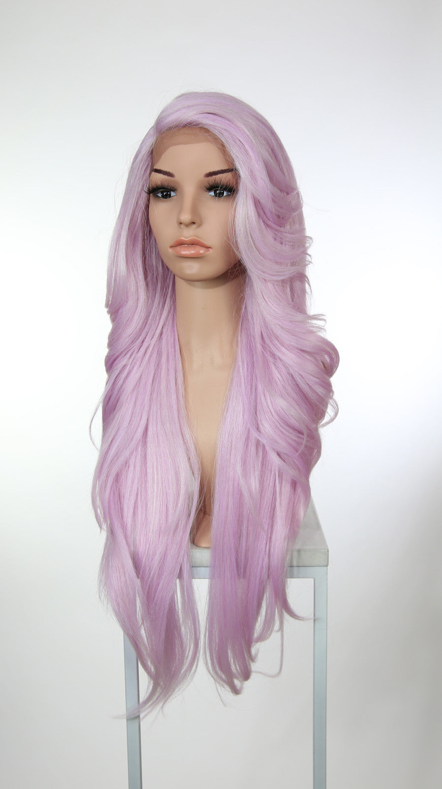 lilac wig real hair