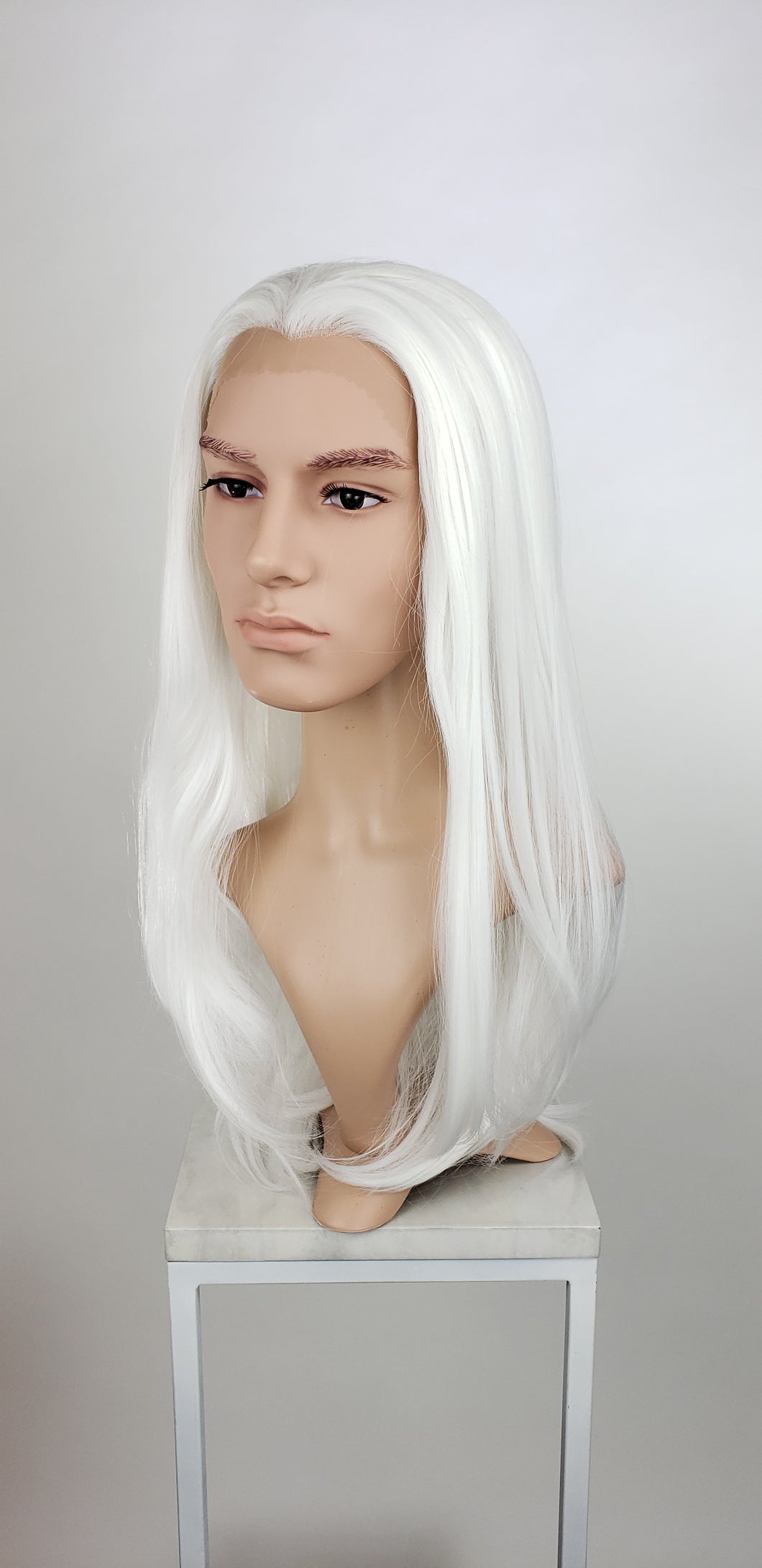 mens white wig