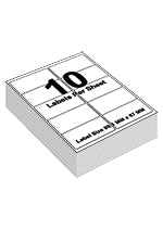 10 Labels per A4 Sheet, 99.1mm x 57.0mm