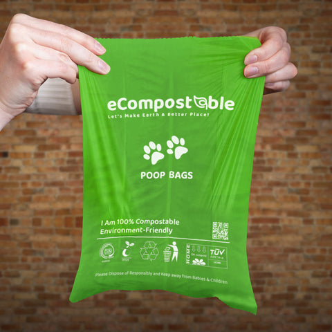 Compostable Poo Bags Environment-Friendly Dog Poop Bags