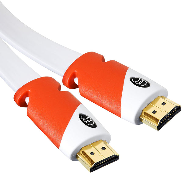 High Speed HDMI Flat Cable With Ethernet, 18Gbps Transfer Rate,1080p R – Ultra Clarity