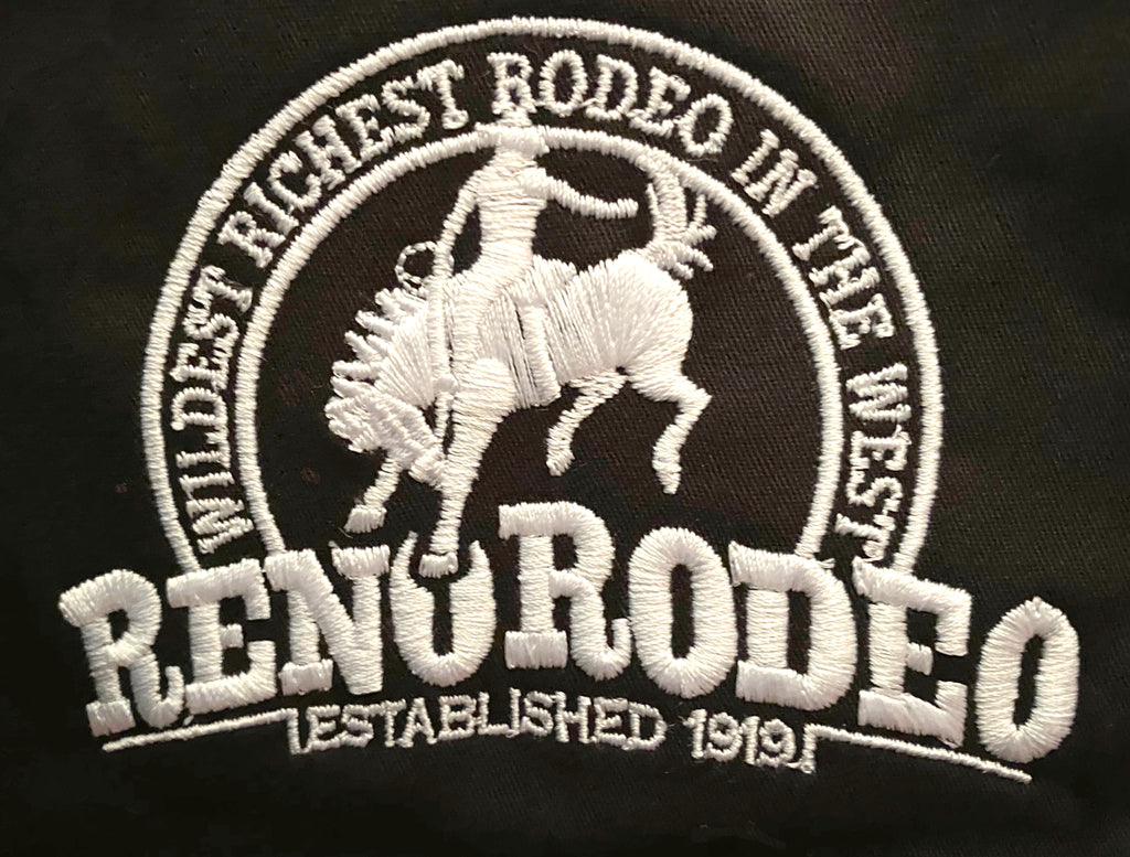 Wrangler Ladies Black Snap Reno Rodeo Logo L/S