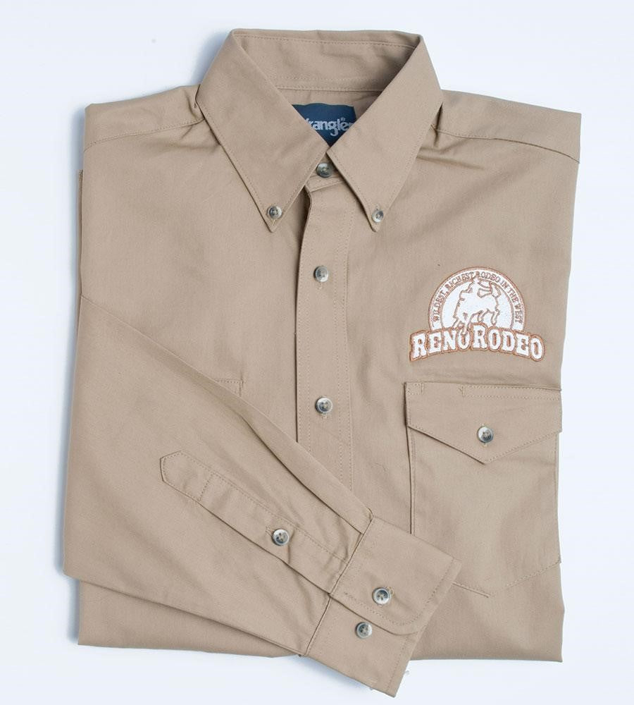 100 Year Wrangler Men's Tan L/S Shirt - Clearance Item Limited Stock – Reno  Rodeo