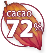 72 percent organic Ecuador chocolate