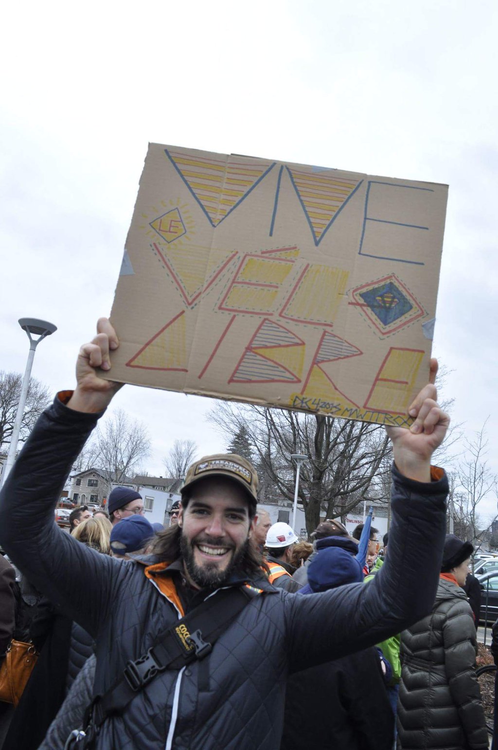 Mathieu Trudel at the Adàwe Crossing in Ottawa on December 4, 2015.