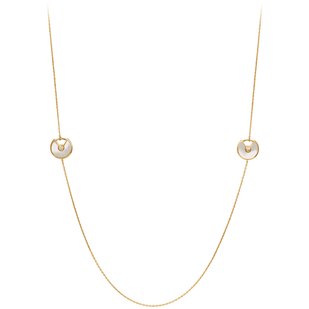 cartier amulette necklace long