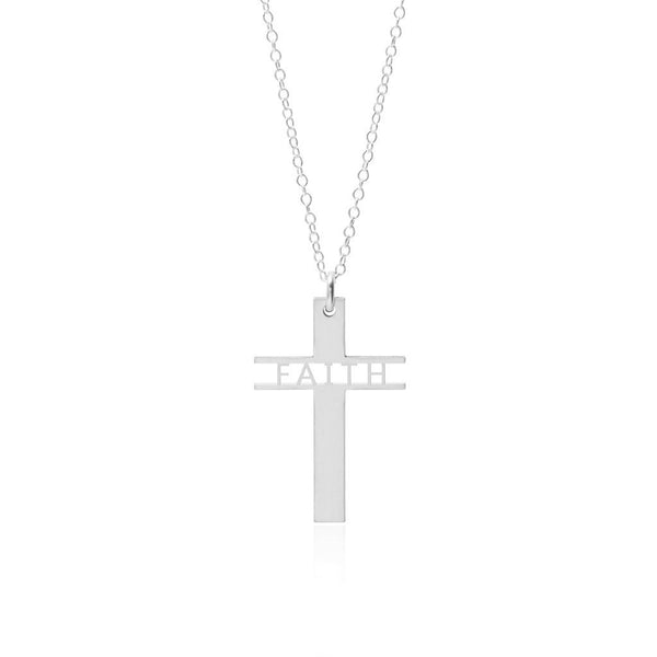 faith cross necklace
