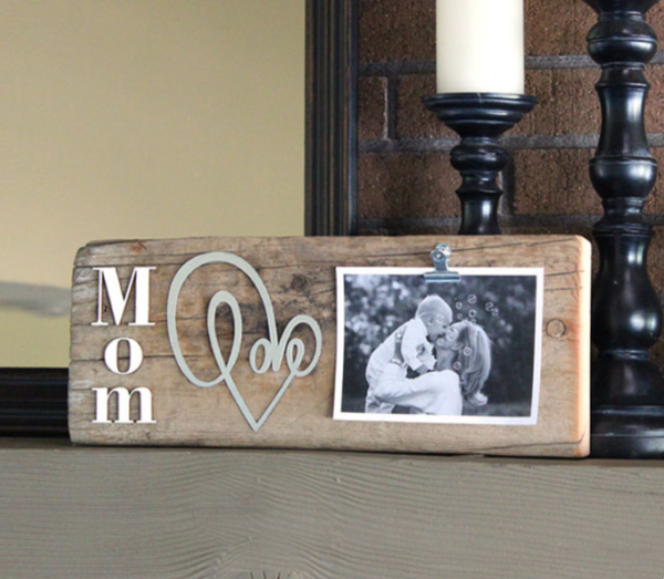 reclaimed wood gift for mom