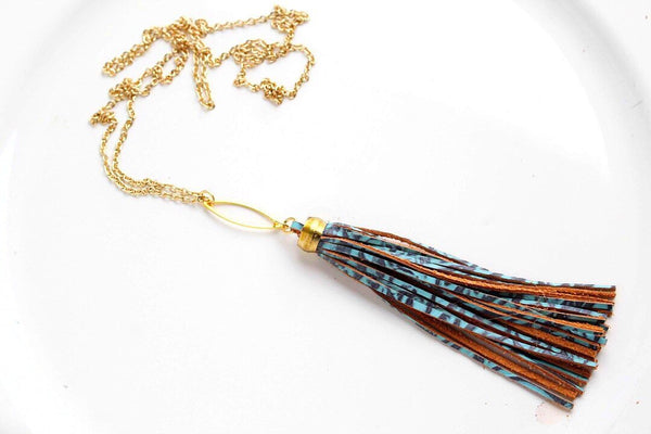 tassel necklace wild collections