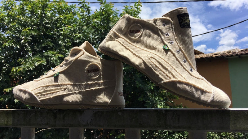 High-top Beige Cotton