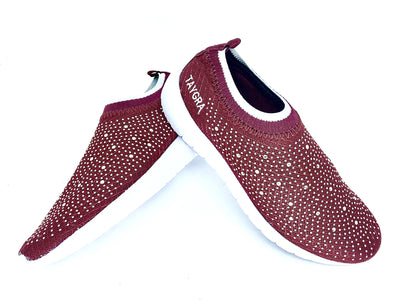 Picture of Crossfeet - Claret Rhinestones