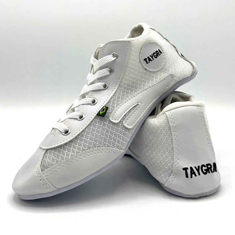 Taygra Mid-top Danca White Dance Shoes Pair