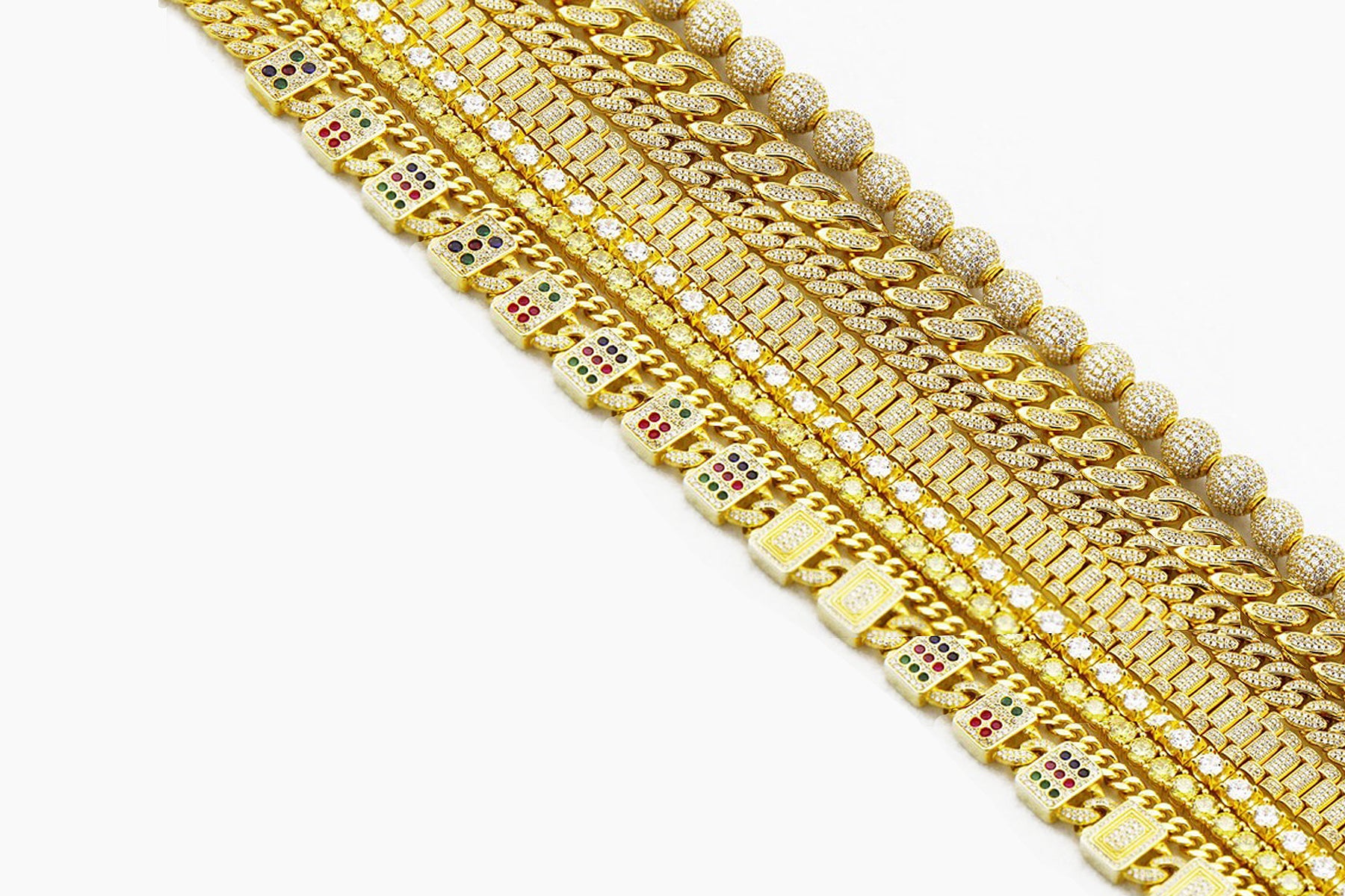 Yellow Gold Chain Link Band (912005) – Janina's Diamonds & Time