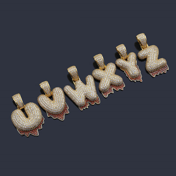 9 letter custom bubble letter chain