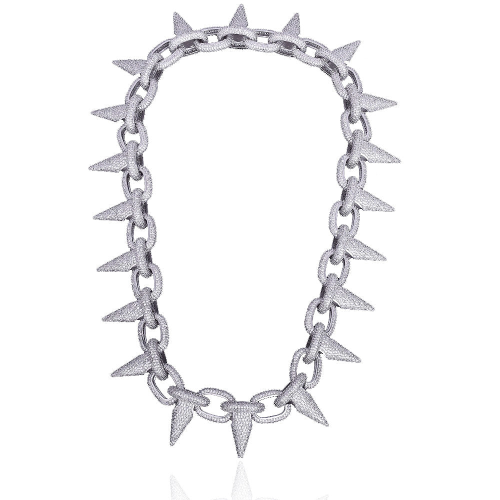 diamond spike choker