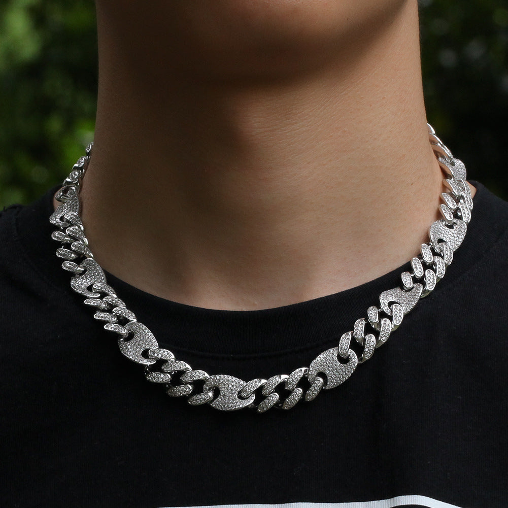 13mm GG cuban link combo necklace/bracelet – Bijouterie Gonin