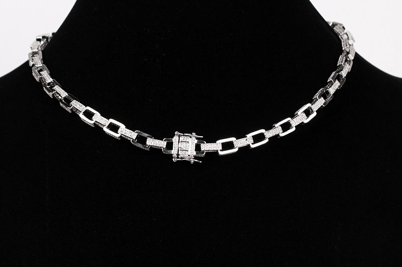 hermes link chain silver