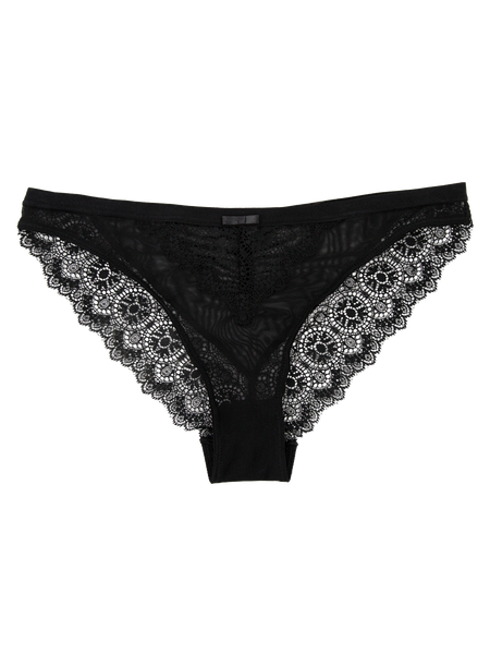 Romantic Lace Bikini Black | Sneaky Vaunt