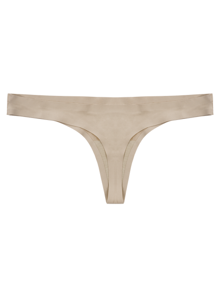 Seamless Thong | Warm Beige | Sneaky Vaunt