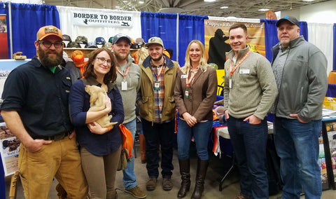 Some of the Project Upland 2017 Series Crew at Pheasant Fest 2017