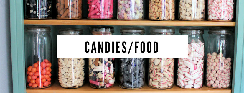 candy and food