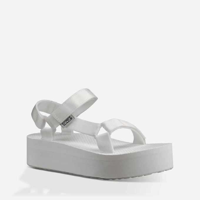 platform tevas white