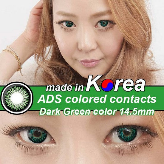 ADS GREEN colored contacts