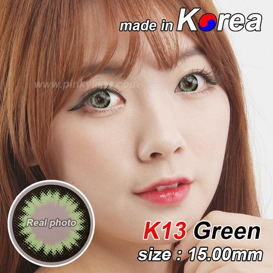 K13 GREEN colored contacts