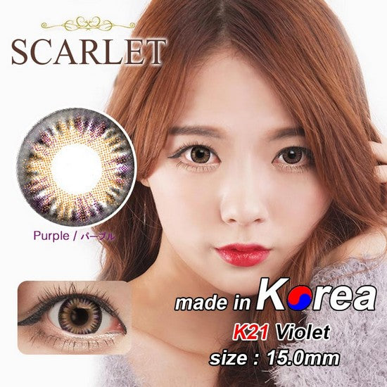 K21 PURPLE colored contacts